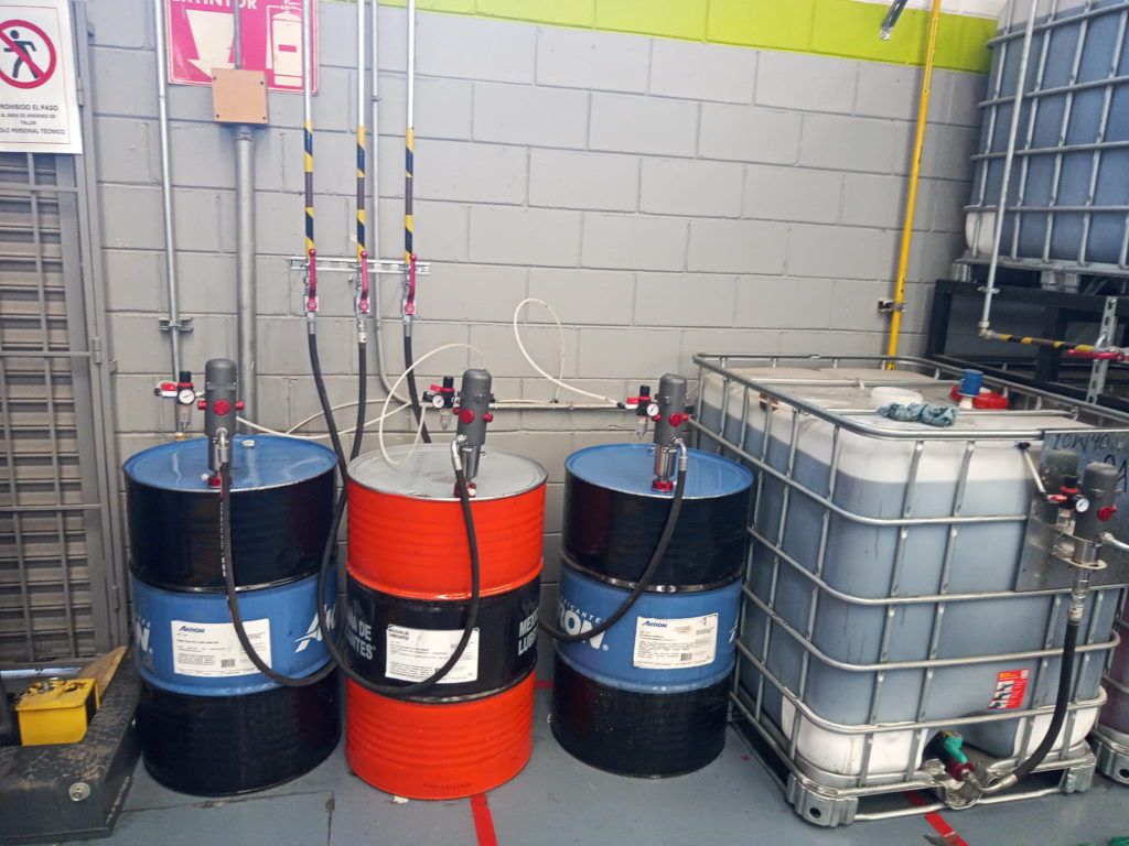 Bomba neumática engrase RDC55 – BOMBA 55:1 PARA BIDON 50 KG