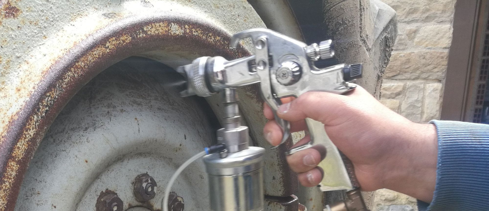 pulverización de grasa